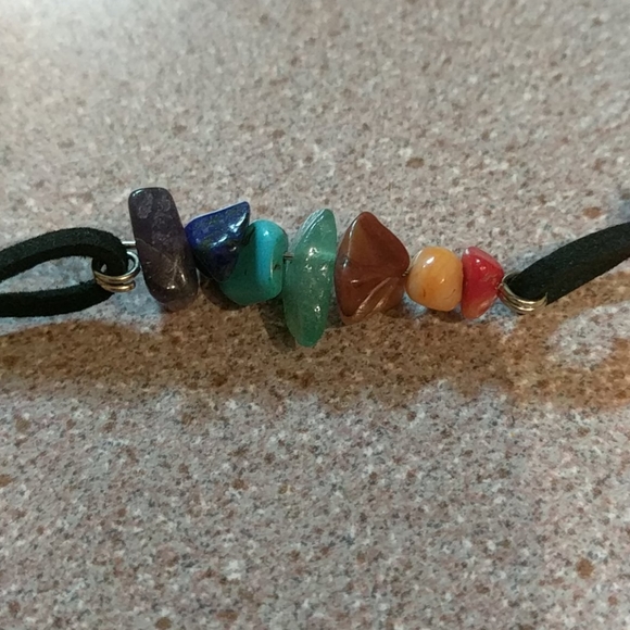 BOGO50%Choker Faux gemstone cotton thread - Picture 4 of 8